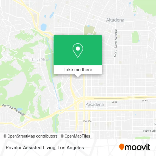 Rnvalor Assisted Living map