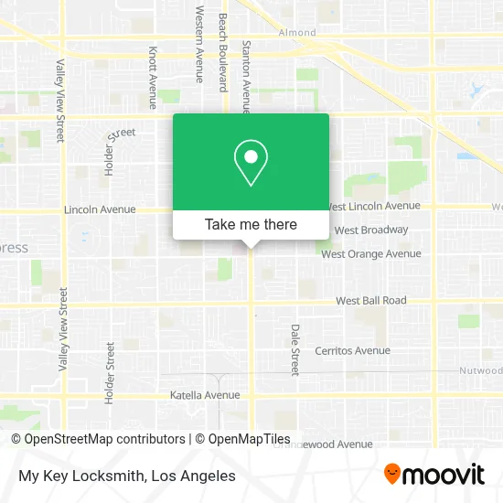 My Key Locksmith map