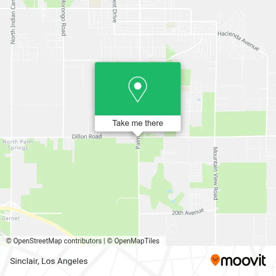 Sinclair map