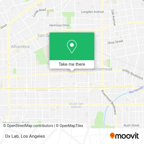 Dx Lab map