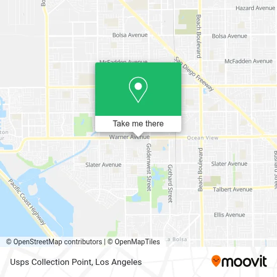 Usps Collection Point map