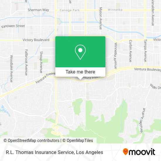 R.L. Thomas Insurance Service map