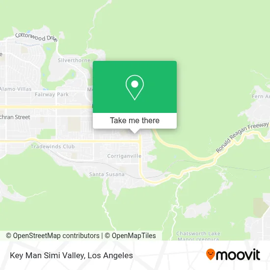 Key Man Simi Valley map