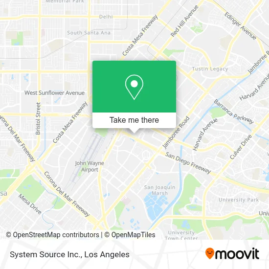 System Source Inc. map