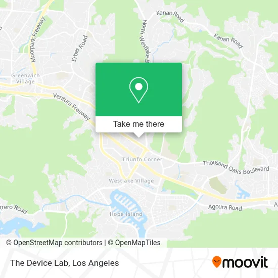 The Device Lab map