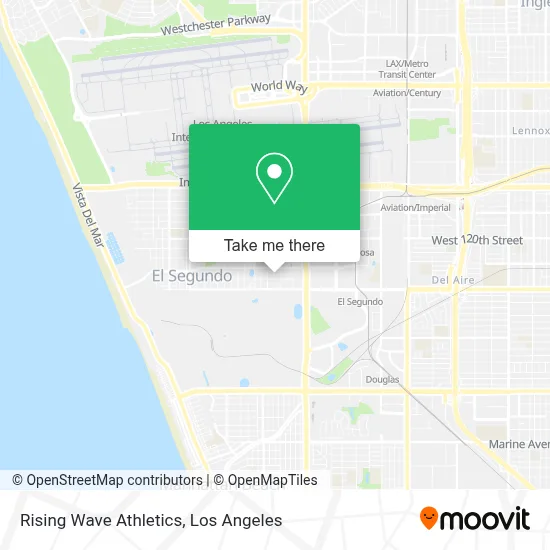 Rising Wave Athletics map