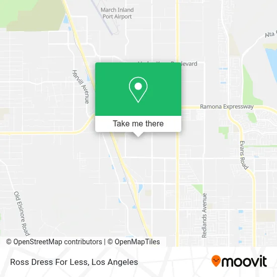 Ross Dress For Less map