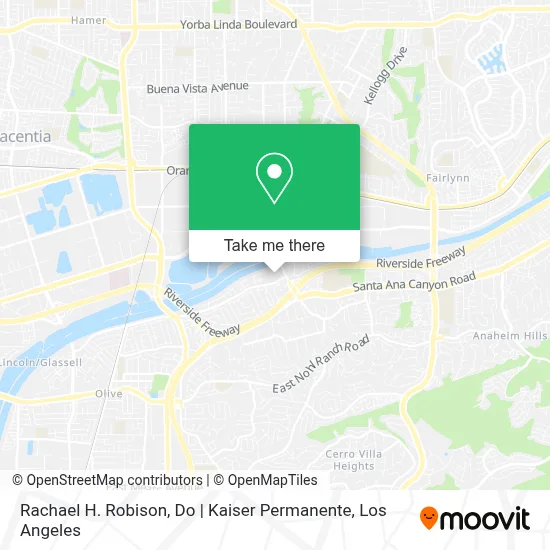 Rachael H. Robison, Do | Kaiser Permanente map