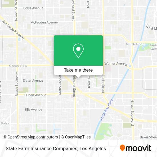 State Farm Insurance Companies map