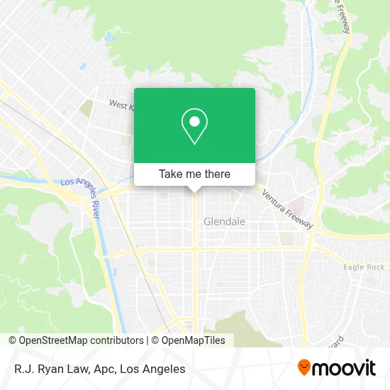 R.J. Ryan Law, Apc map