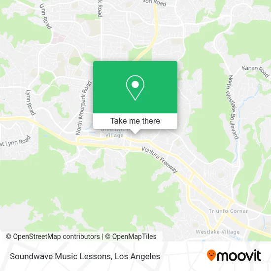 Soundwave Music Lessons map