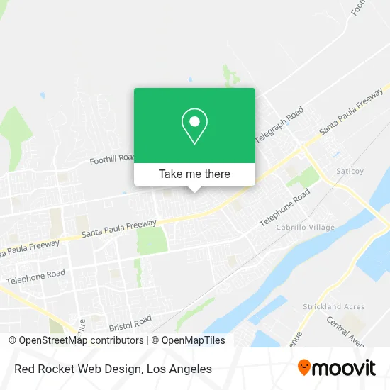 Red Rocket Web Design map