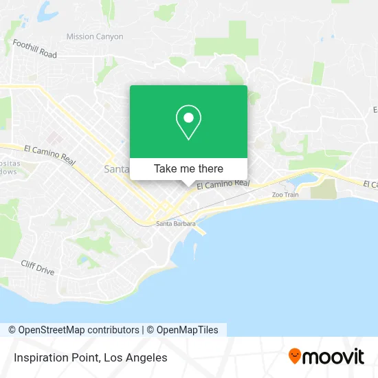 Inspiration Point map
