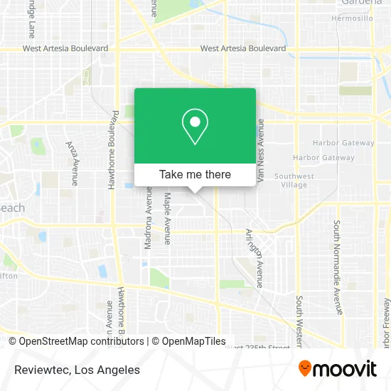 Reviewtec map