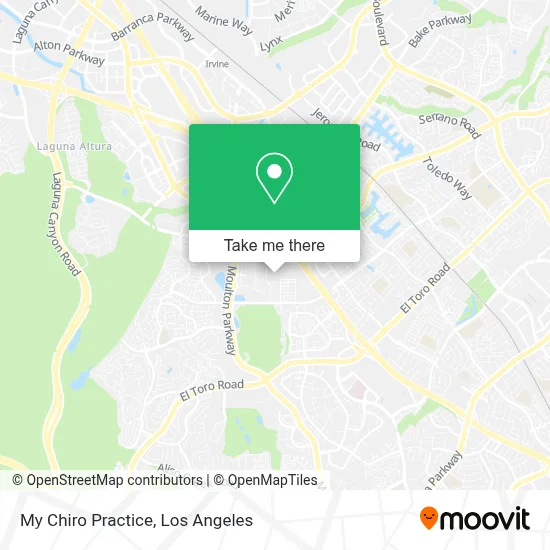 My Chiro Practice map