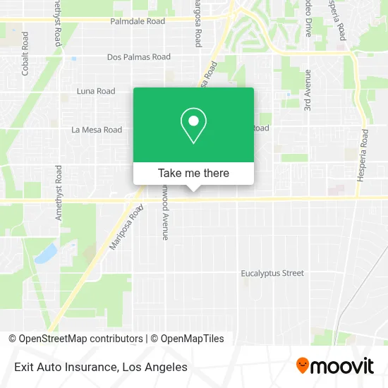 Exit Auto Insurance map