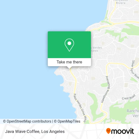 Java Wave Coffee map