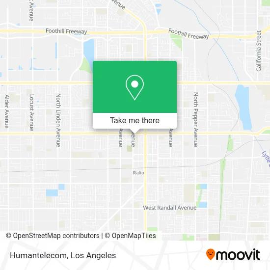 Humantelecom map