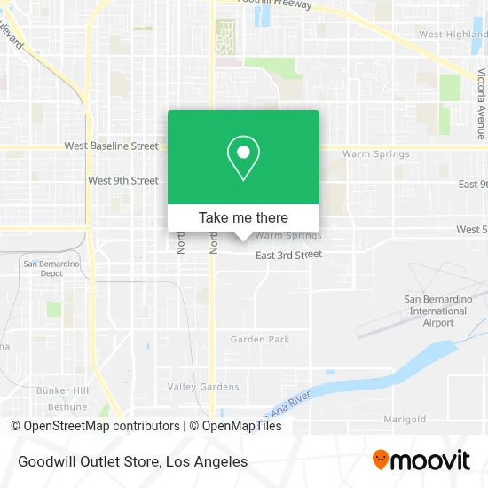 Goodwill Outlet Store map