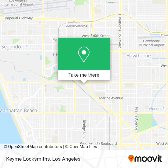 Keyme Locksmiths map