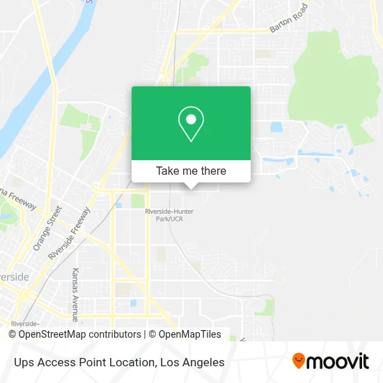 Ups Access Point Location map