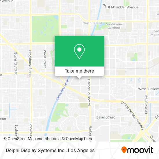 Delphi Display Systems Inc. map