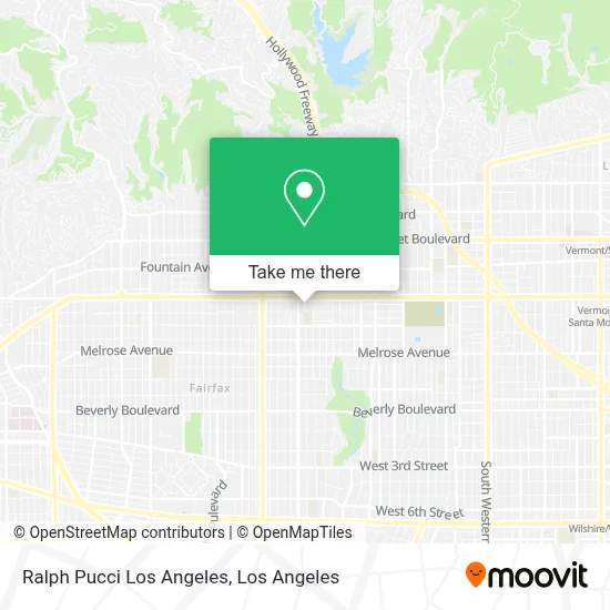 Ralph Pucci Los Angeles map