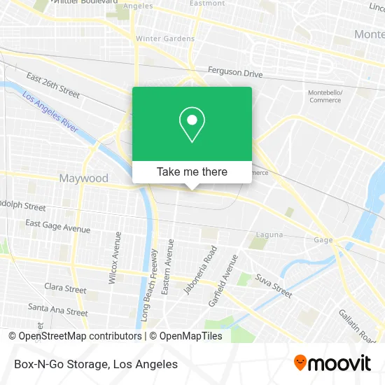 Box-N-Go Storage map