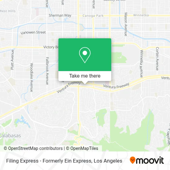 Filing Express - Formerly Ein Express map