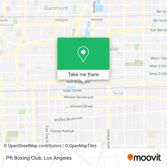 Pft Boxing Club map