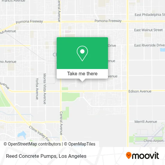 Reed Concrete Pumps map