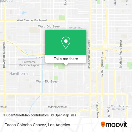 Tacos Colocho Chavez map