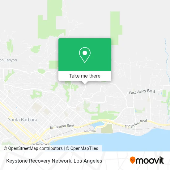 Keystone Recovery Network map
