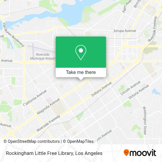 Rockingham Little Free Library map