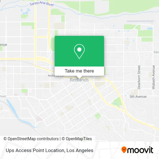 Ups Access Point Location map