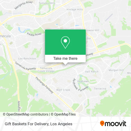 Gift Baskets For Delivery map