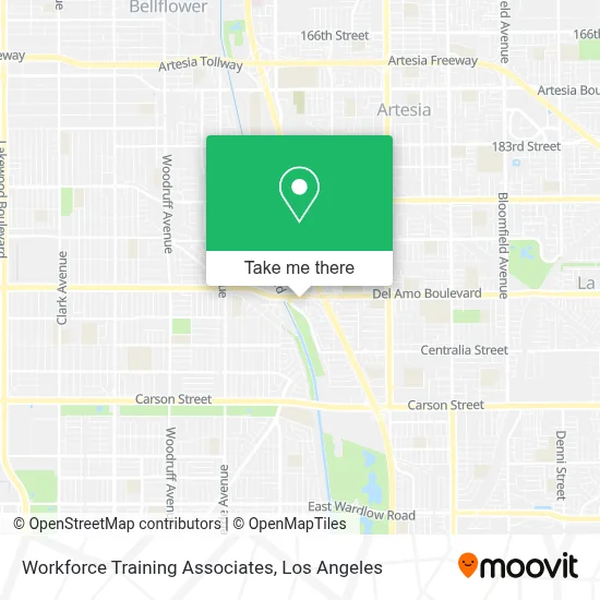 Workforce Training Associates map