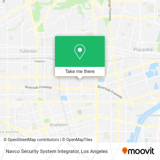 Navco Security System Integrator map
