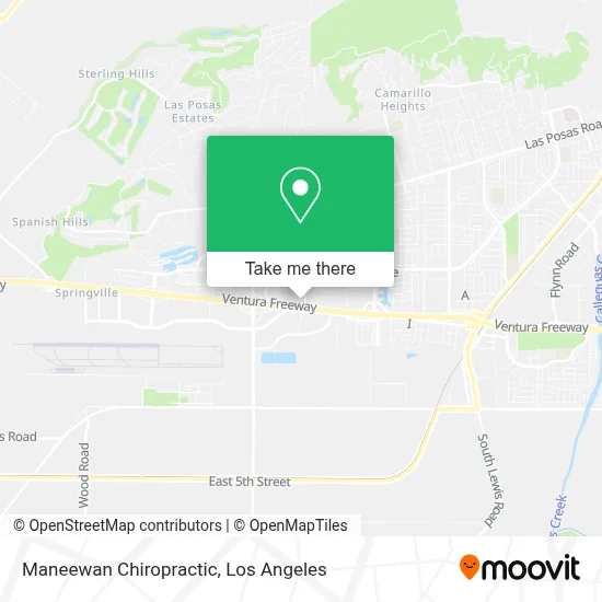 Maneewan Chiropractic map