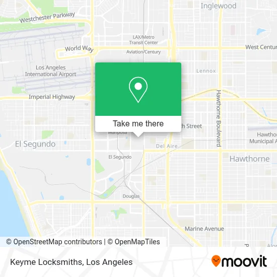 Keyme Locksmiths map
