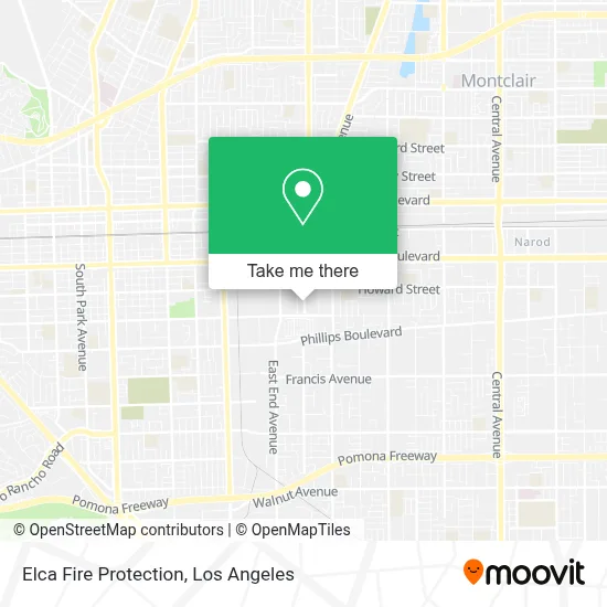 Elca Fire Protection map
