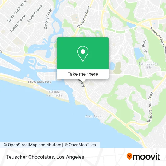 Teuscher Chocolates map
