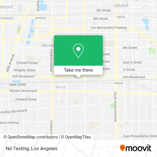 Nd Testing map