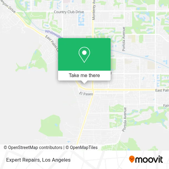 Expert Repairs map