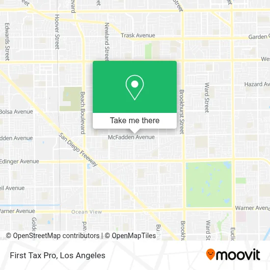 First Tax Pro map