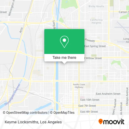 Keyme Locksmiths map