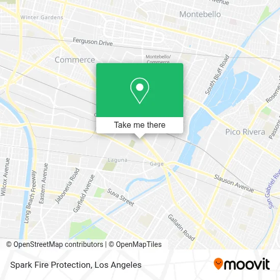 Spark Fire Protection map
