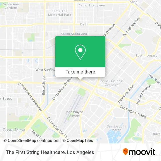 The First String Healthcare map