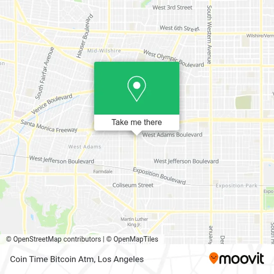 Coin Time Bitcoin Atm map