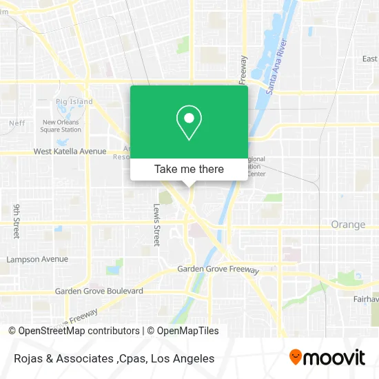 Rojas & Associates ,Cpas map